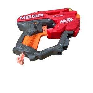 Nerf Gun Mega Talon Blaster‎ Red Pistol Single Shooter